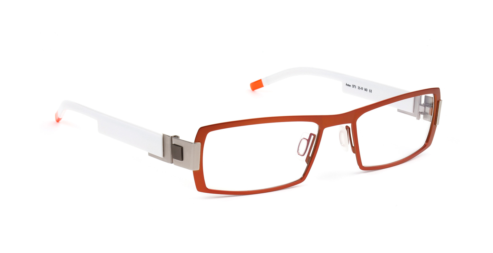 ANTON  0711  WHITE/ORANGE